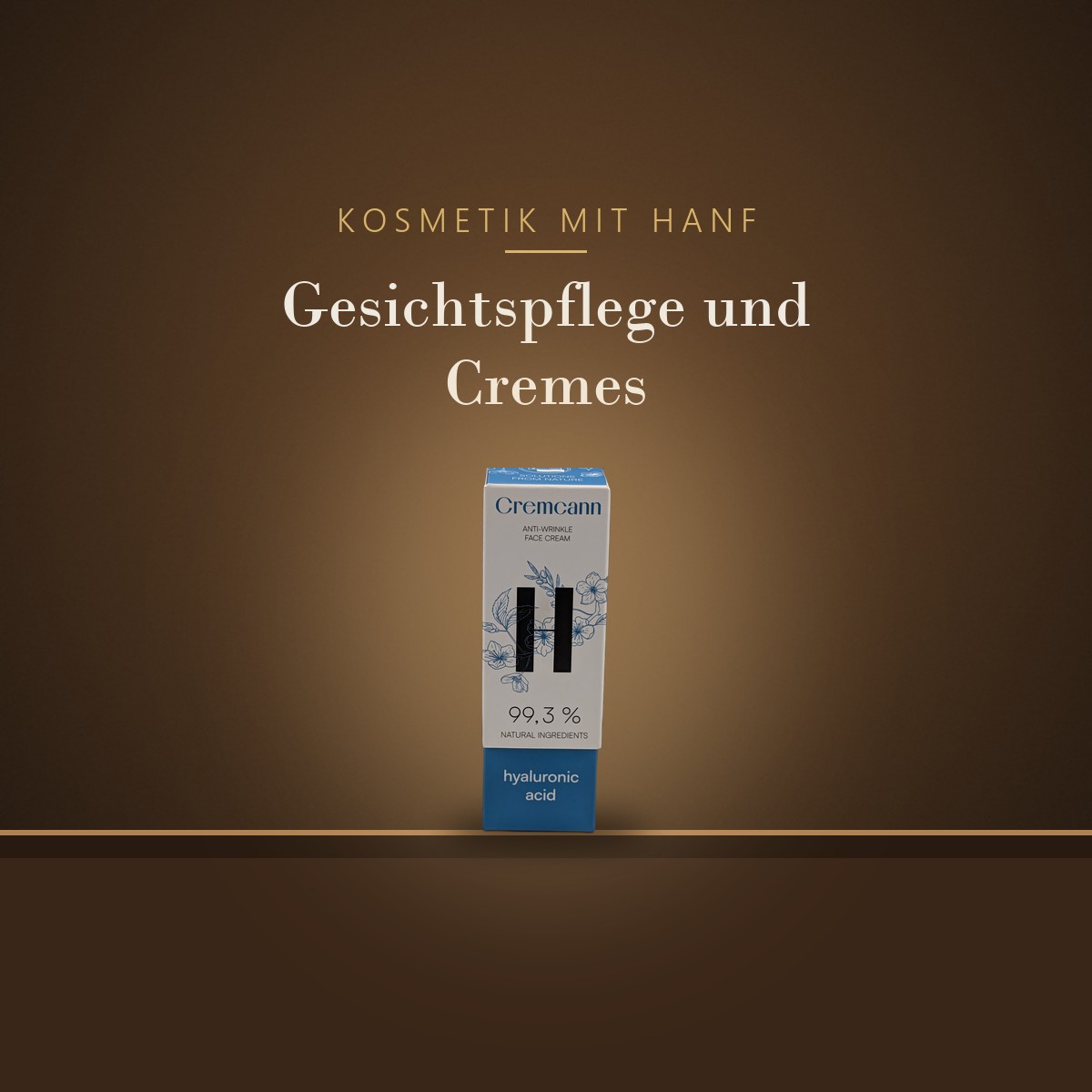 Kosmetik mit Hanf: Cremcann Hyaluron Gesichtscreme im Coffeeshop Plauen