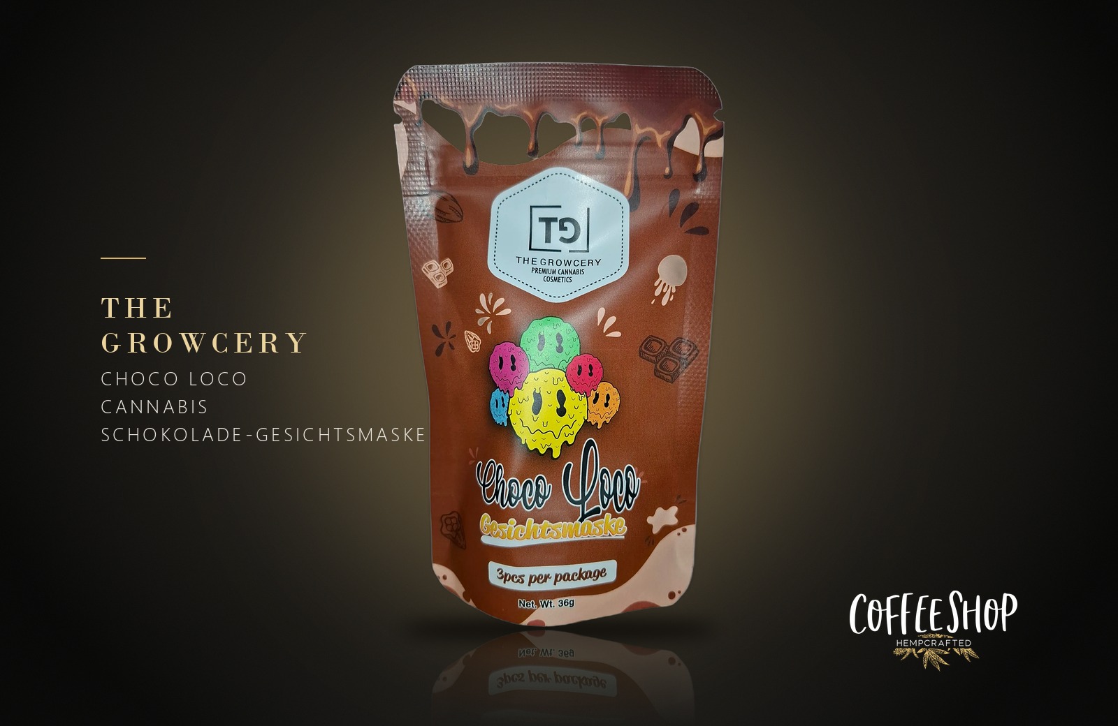 Choco Loco Cannabis THC Schokolade-Gesichtsmaske