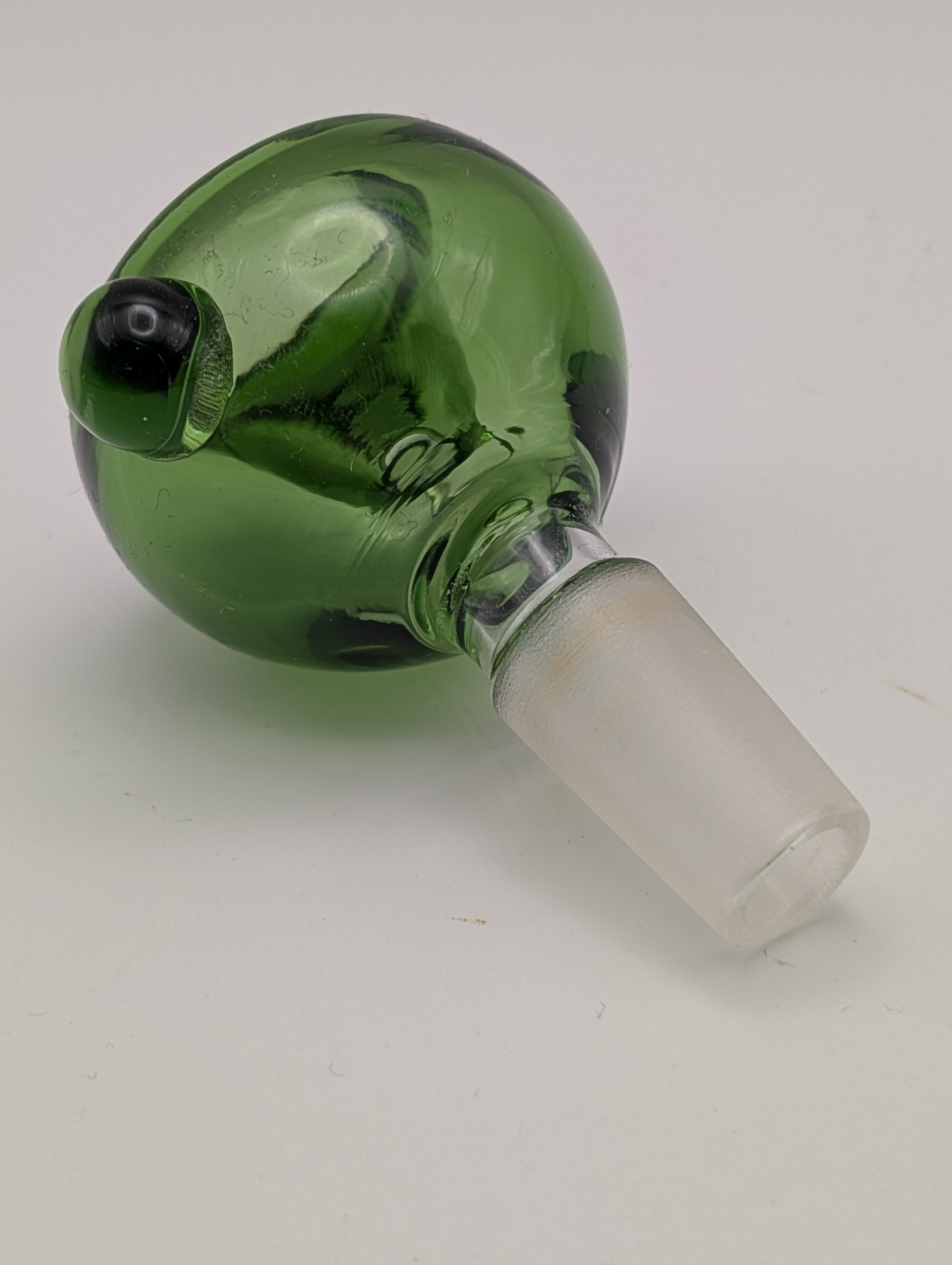 Glasstopf für Bongs in Grün