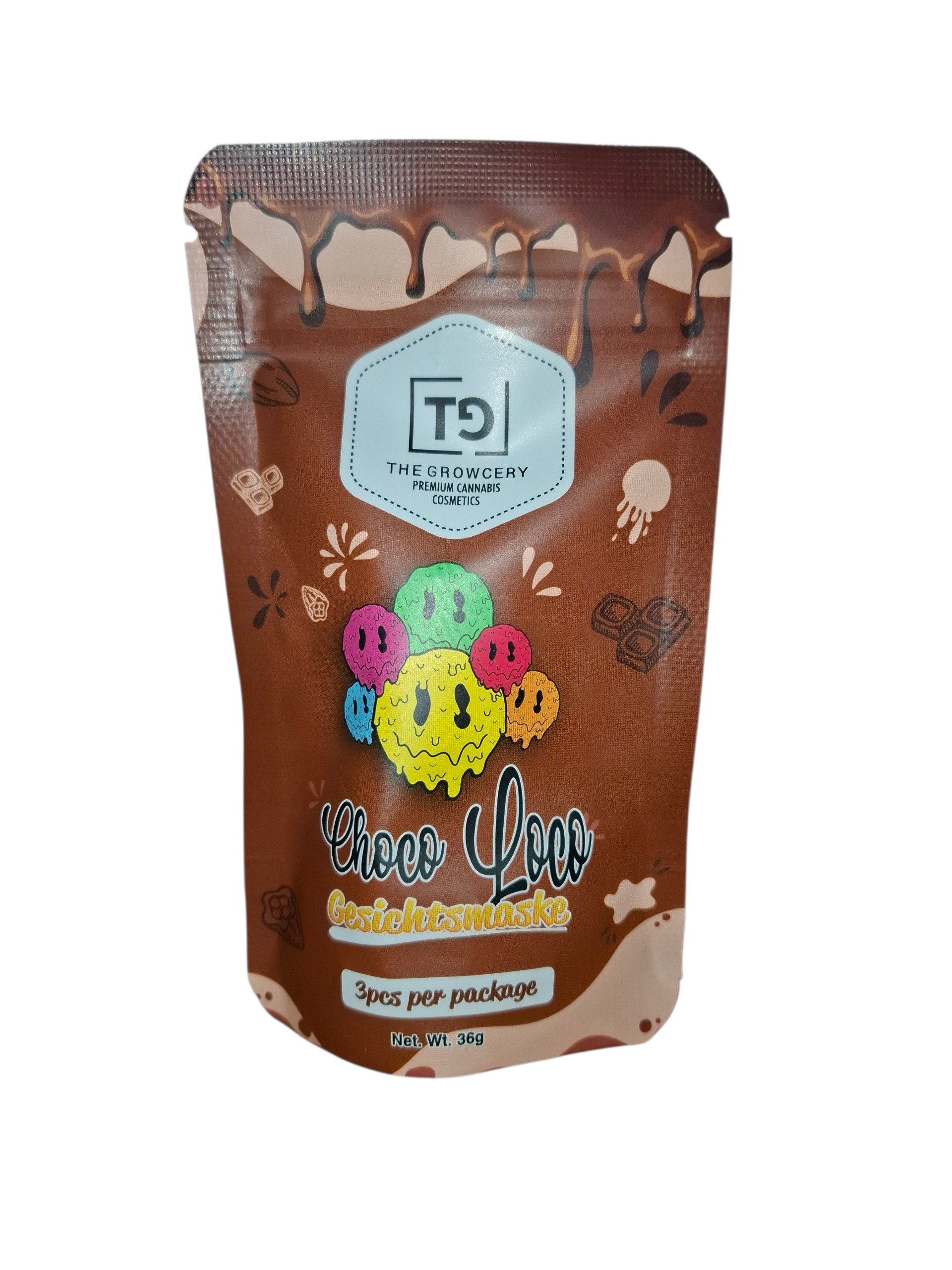 Choco Loco Cannabis THC Schokolade-Gesichtsmaske