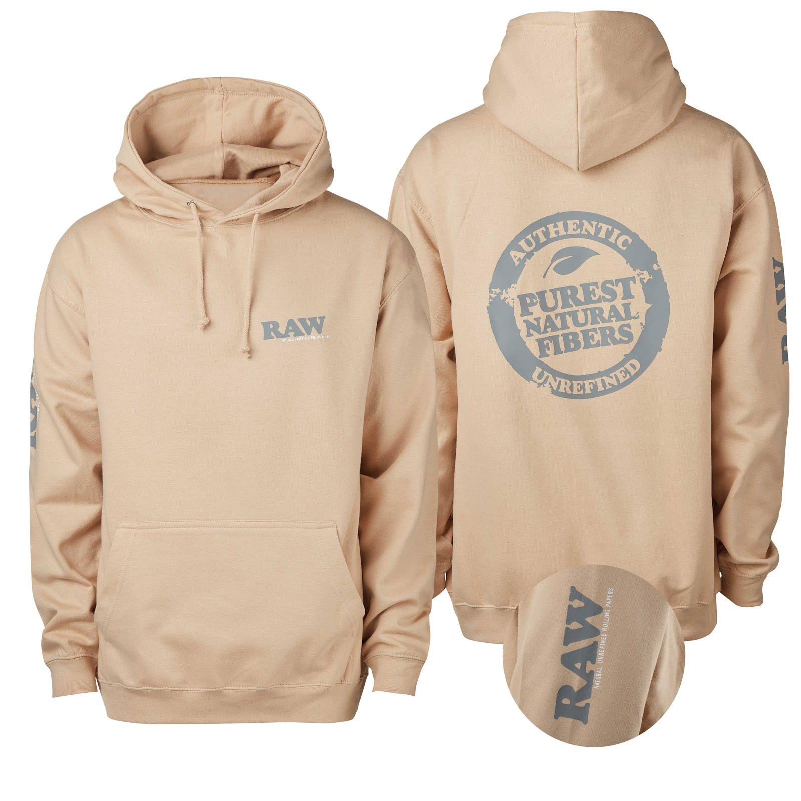 ROLLING PAPERS HOODIE SAND***RAW EDITION*** Größe L