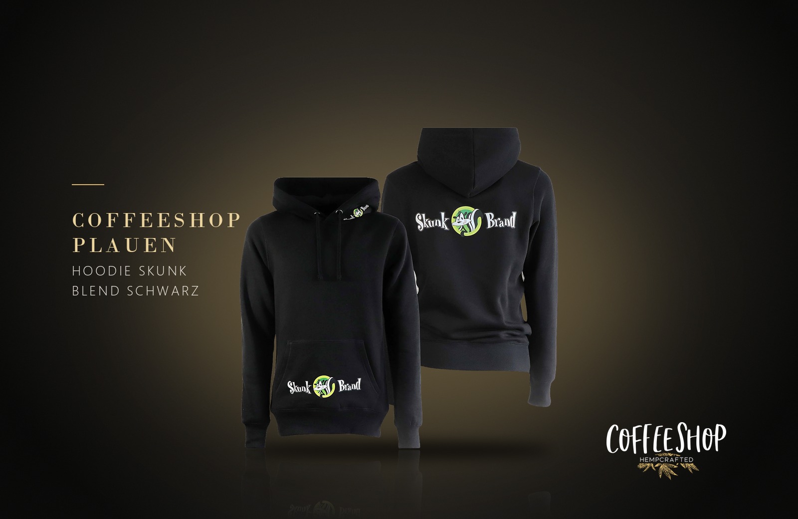Hoodie Skunk Blend Schwarz