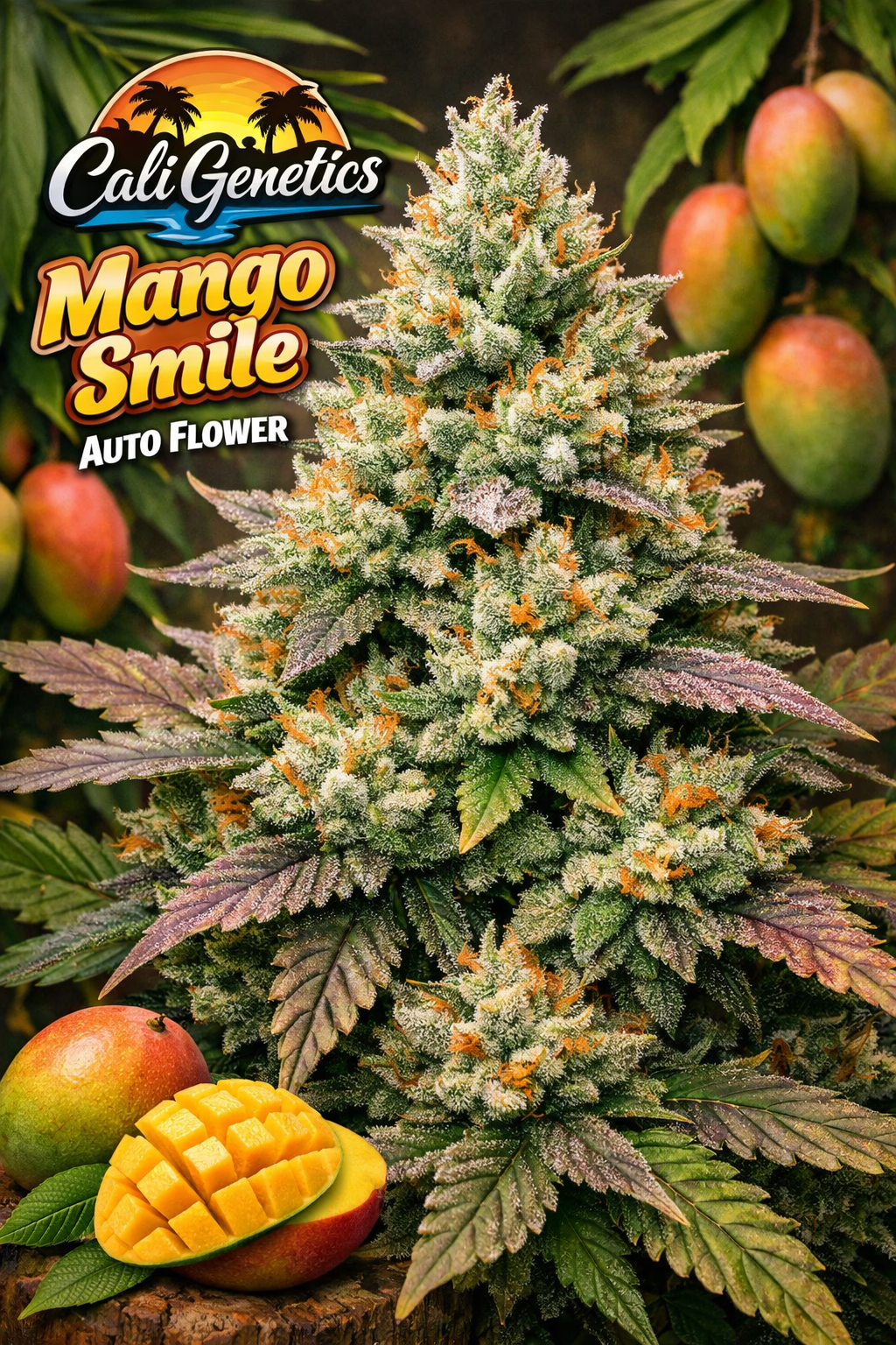 Cali Genetics Mango Smile Auto Flower