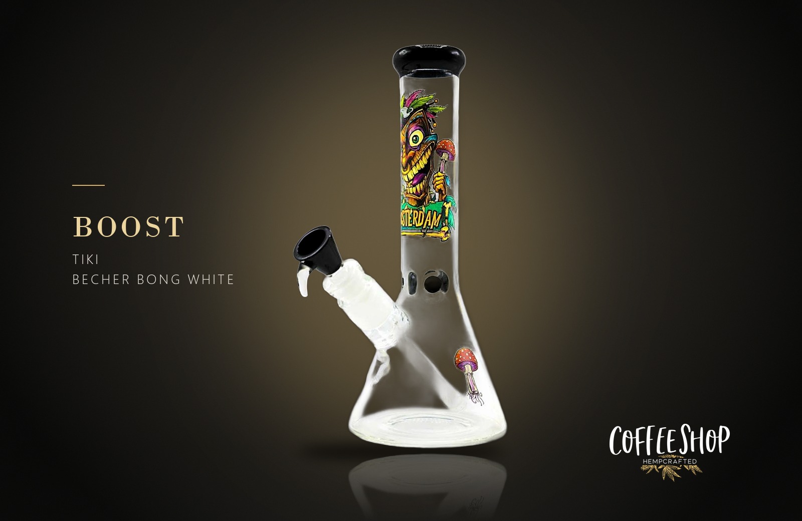 Tiki - Becher Bong White