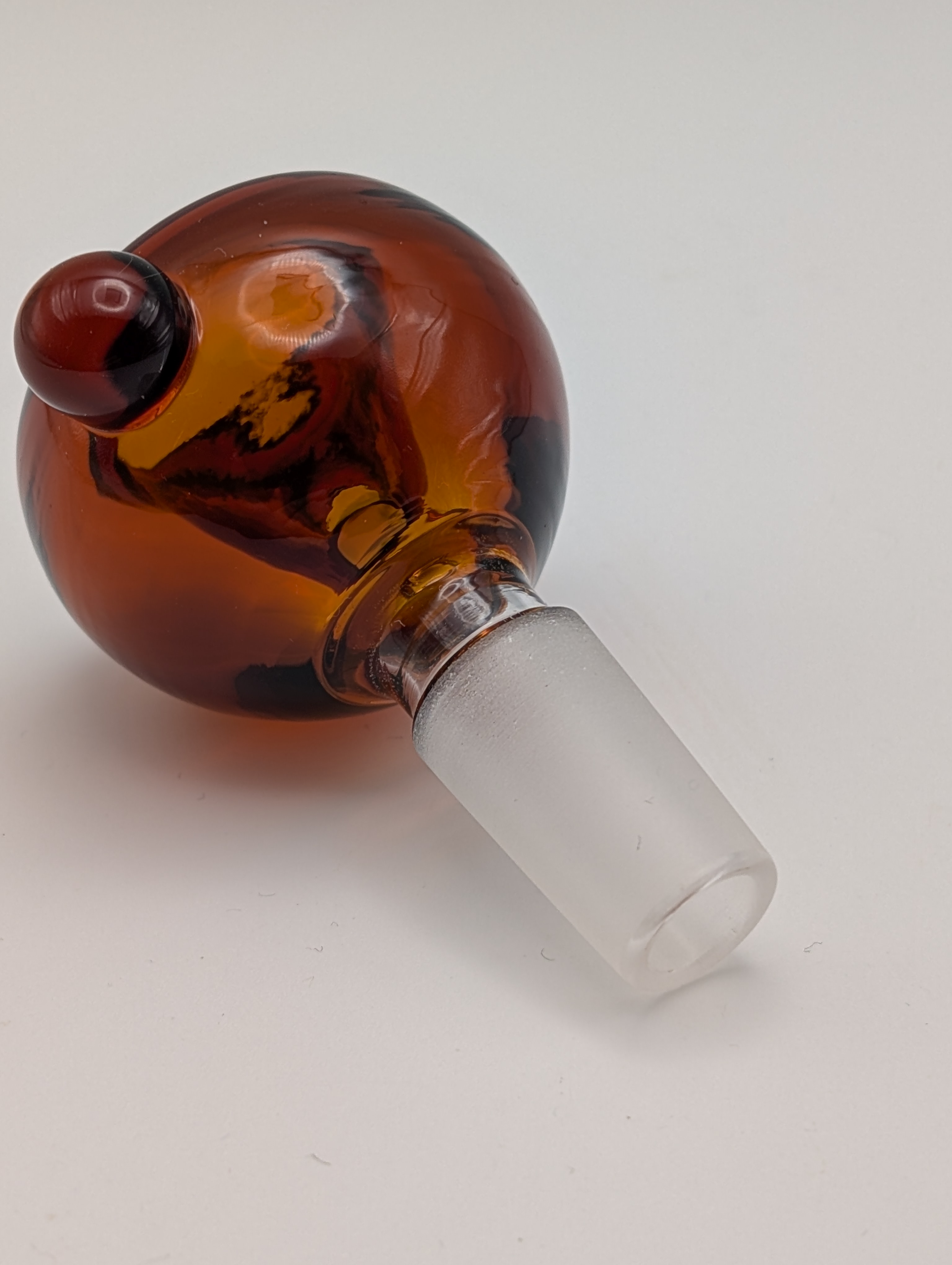 Glasstopf für Bongs in Braun
