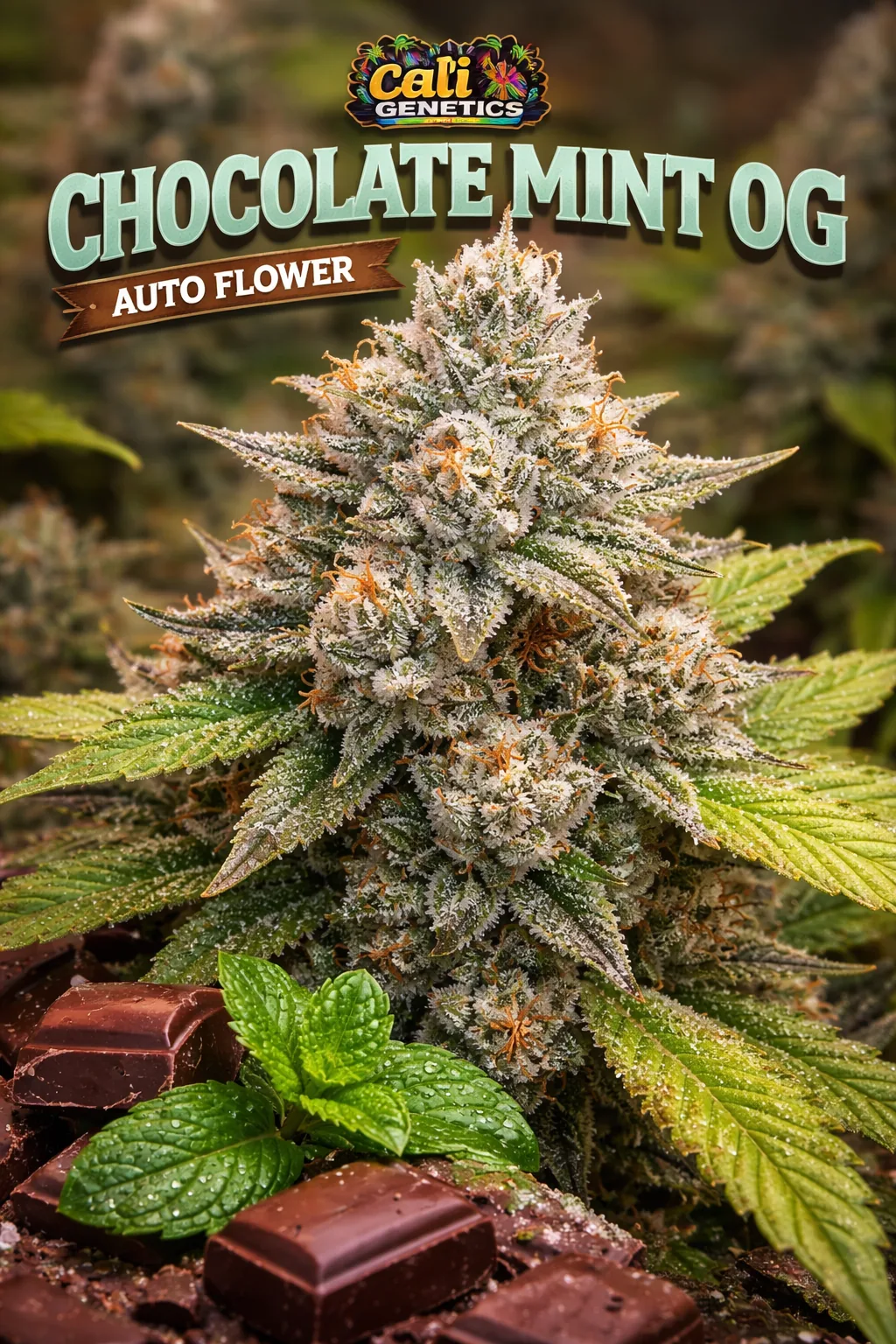 Cali Genetics Chocolate Mint OG Auto Flower