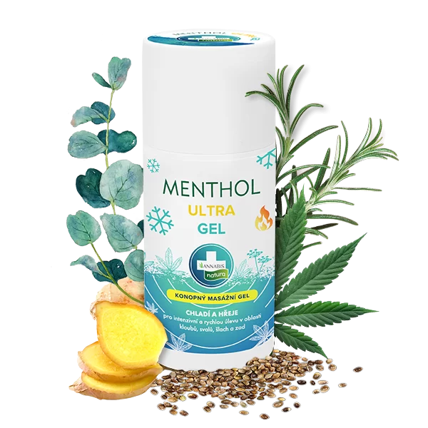 Menthol Ultra Gel - Hanf Massagegel 90 ml