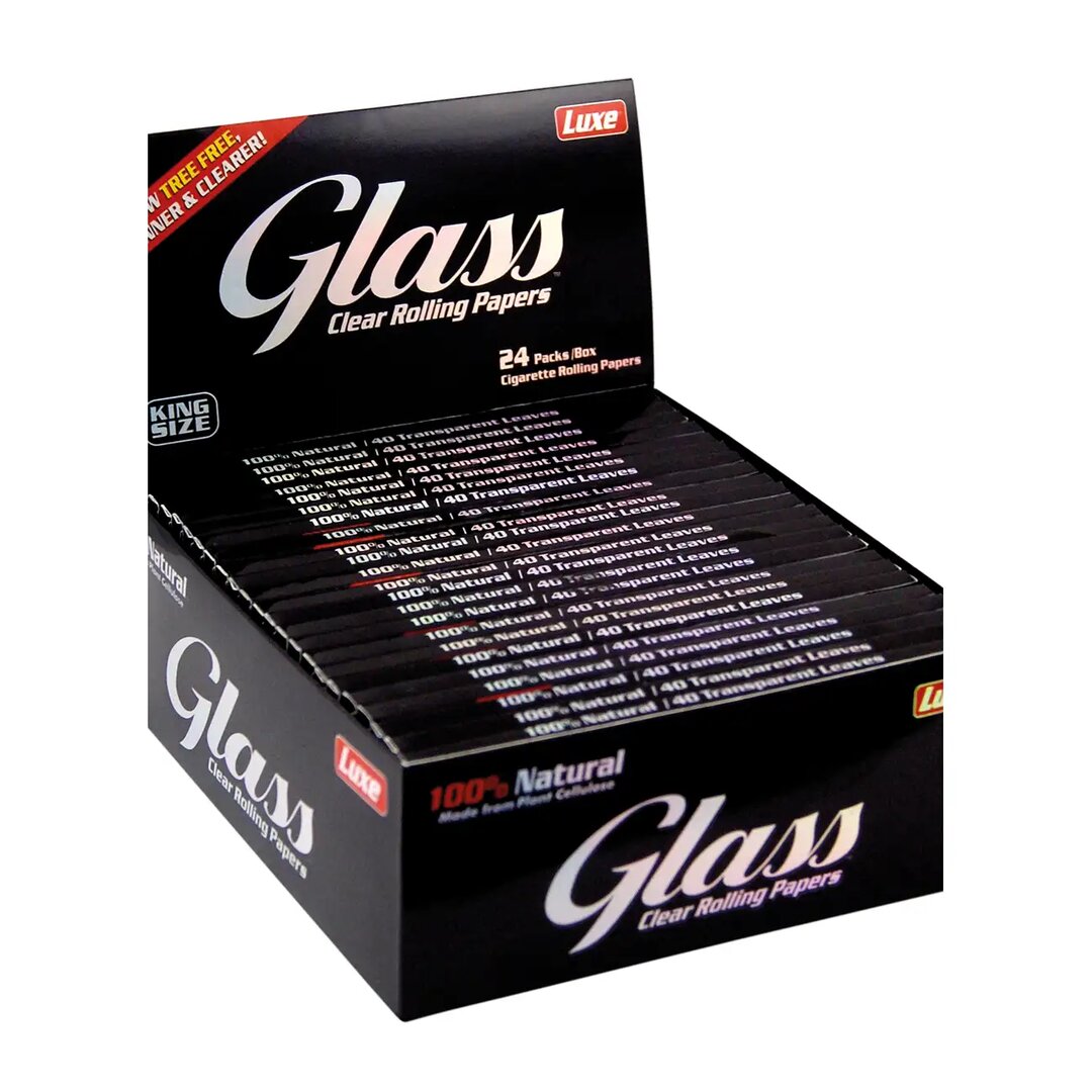 Luxe Glass Clear Papers KS – Transparente Papers 40 Leaves