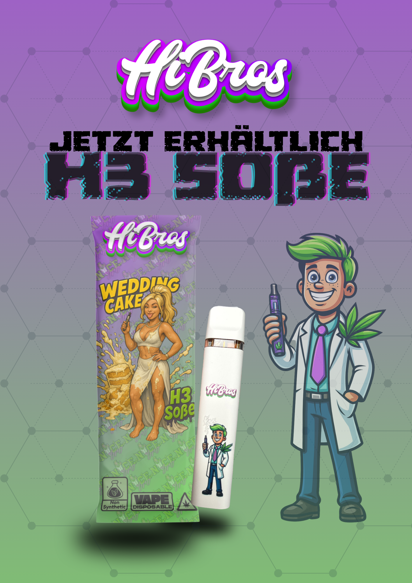 Wedding Cake H3 Vape