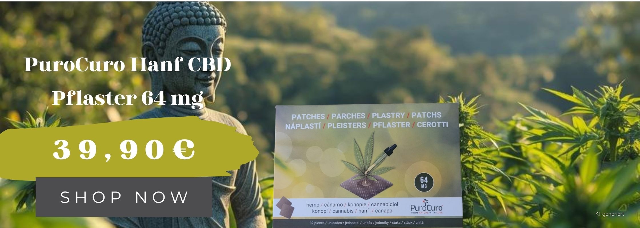 PuroCuro Hanf-CBD-Pflaster im Coffeeshop Plauen (KI-generiert)