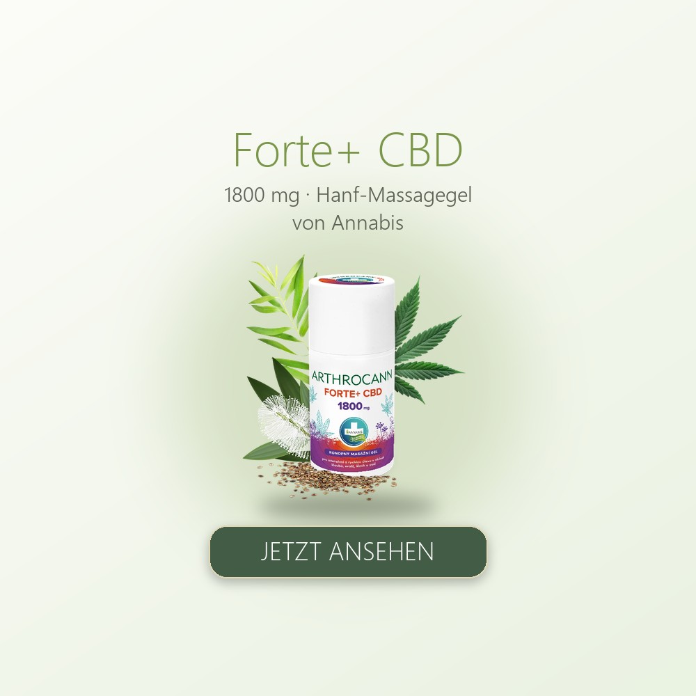 Forte+ CBD 1800 mg Hanf-Massagegel