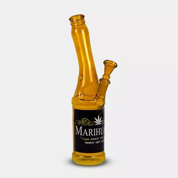 Bierflasche Glas Bong