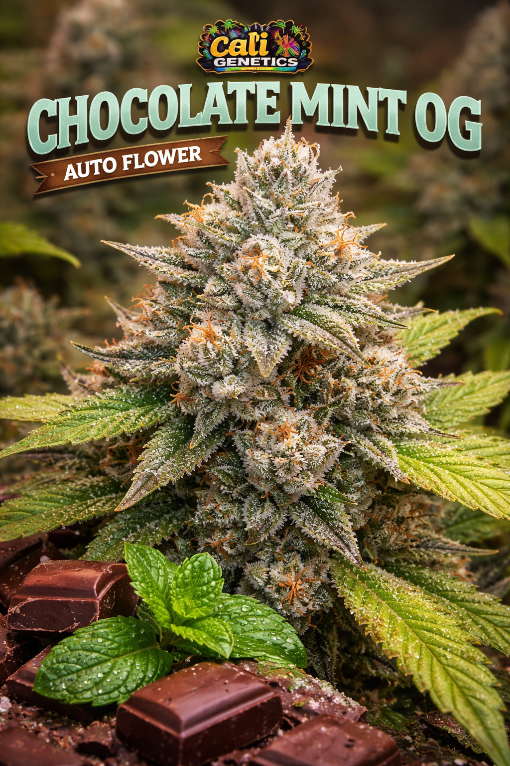 Cali Genetics Chocolate Mint OG Auto Flower