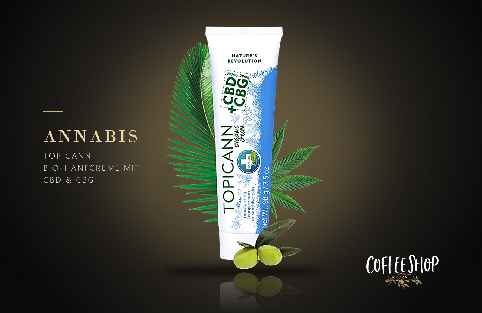 ANNABIS TOPICANN BIO-HANFCREME MIT CBD & CBG