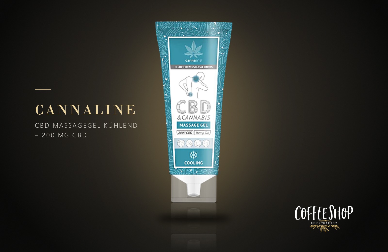 Cannaline CBD Massagegel kühlend – 200 mg CBD