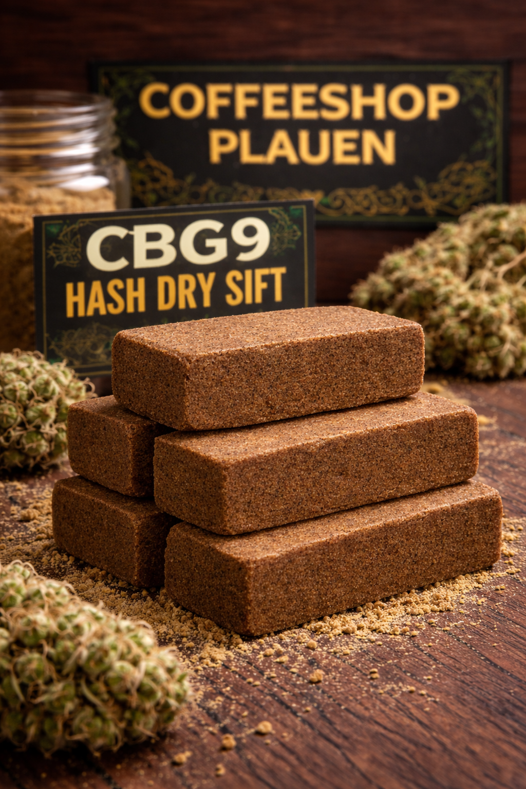 Dry Sift 60% CBG9 Hash