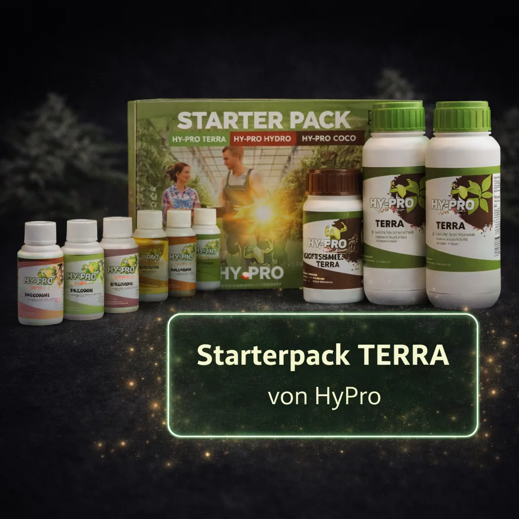 Starterpack TERRA von HyPro mit Dünger-Flaschen