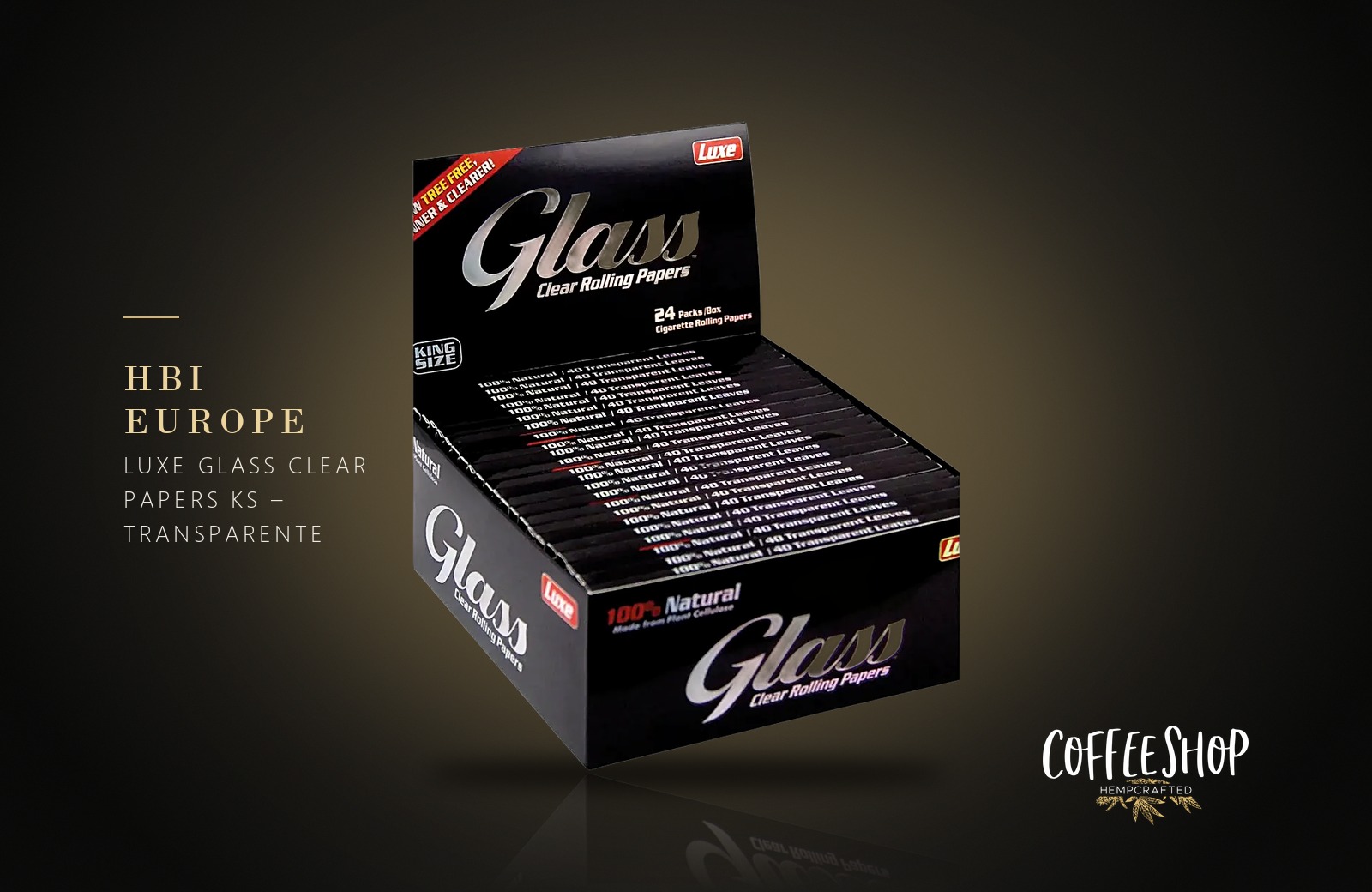 Luxe Glass Clear Papers KS – Transparente Papers 40 Leaves